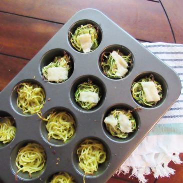 Crispy Muffin Tin Zoodles
